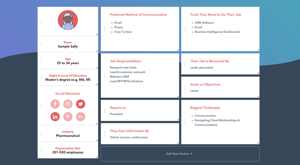 MakeMyPersona tool