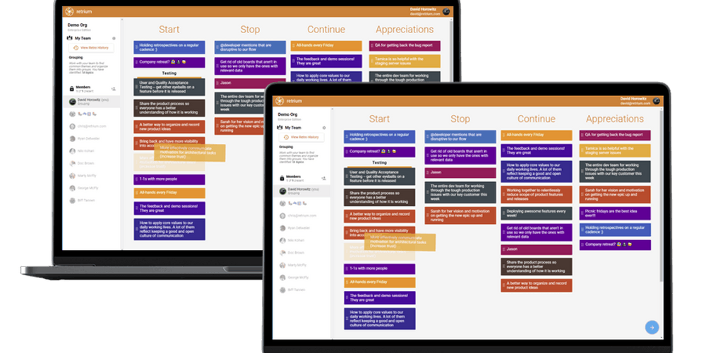 Retrium agile tool